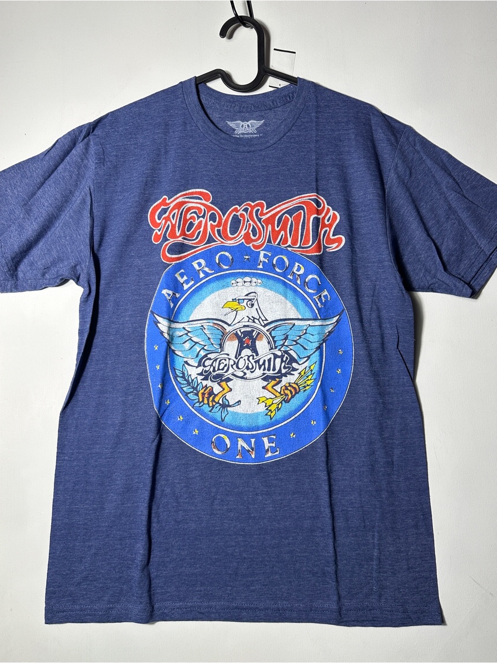 Aerosmith Aero-Force One Graphic Tee - Navy Blue